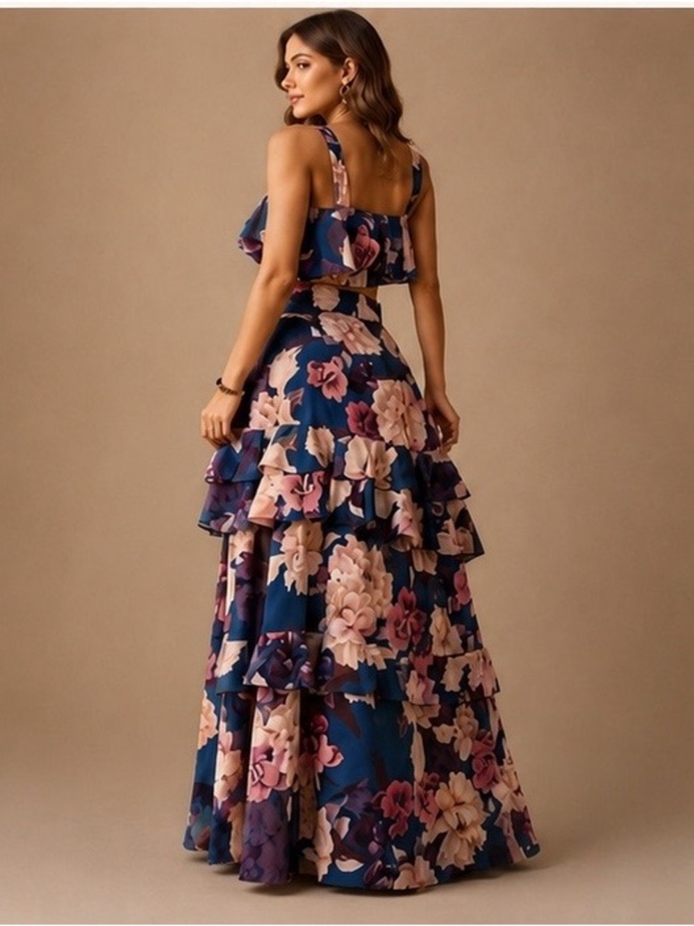 NEW Blush Garden Floral Skirt Set - Picture 3 of 6